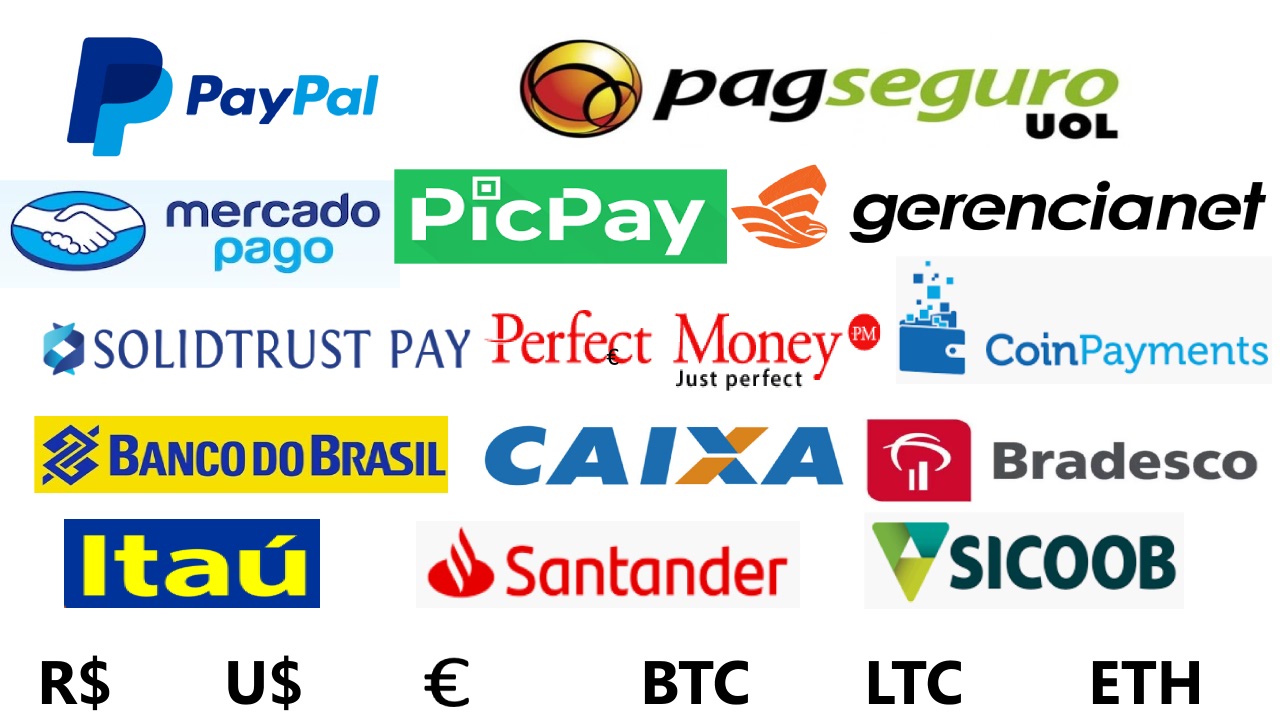 Diversas formas de pagamento